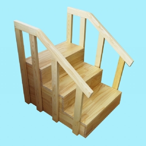 兒童發(fā)育篩查智測(cè)評(píng)估DST兒心Gesell量表專(zhuān)用實(shí)木扶梯木樓梯步梯
